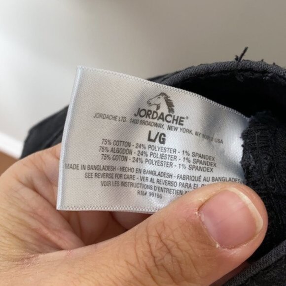 Jordache Women Black Pull On Elastic Waist Jeggings Stretch Jeans Size Large - Picture 10 of 11